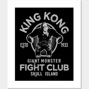 GIANT MONSTER FIGHT CLUB - King Kong 1933 Posters and Art